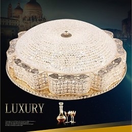 Moderne Luxus Kristall Deckenleuchte Absorbieren Dome Licht Durchmesser 50CM