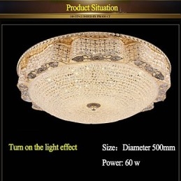 Moderne Luxus Kristall Deckenleuchte Absorbieren Dome Licht Durchmesser 50CM