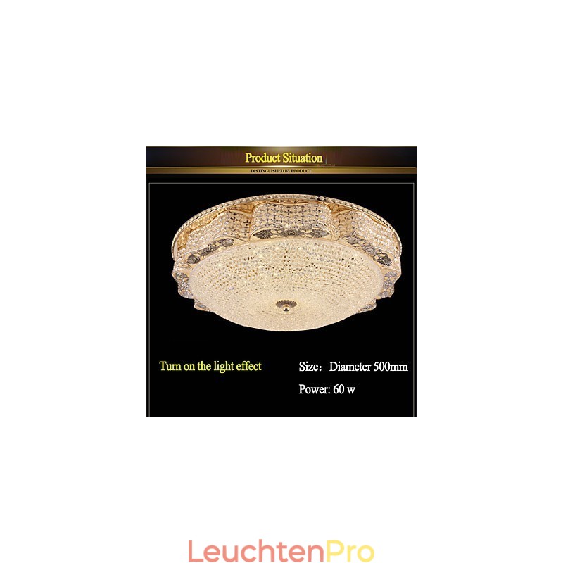 Moderne Luxus Kristall Deckenleuchte Absorbieren Dome Licht Durchmesser 50CM