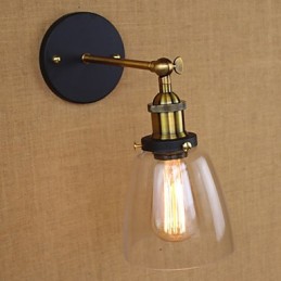 Nostalgischer amerikanischer Exporthandel der Originalmodelle, ländliche, industrielle und dekorative Wandleuchte