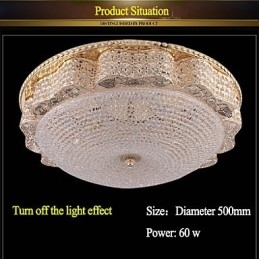Moderne Luxus Kristall Deckenleuchte Absorbieren Dome Licht Durchmesser 50CM