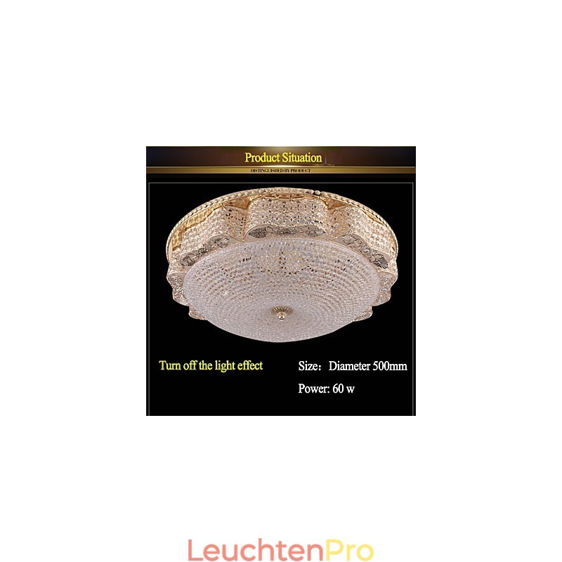 Moderne Luxus Kristall Deckenleuchte Absorbieren Dome Licht Durchmesser 50CM