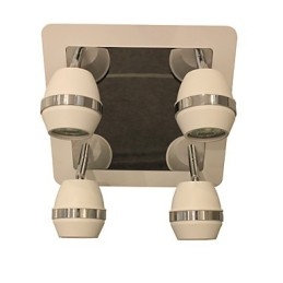 Moderne sphärische Chrom-Wandleuchten Badezimmerleuchten mit 4 Lichtern