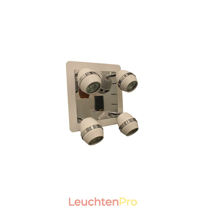 Moderne sphärische Chrom-Wandleuchten Badezimmerleuchten mit 4 Lichtern