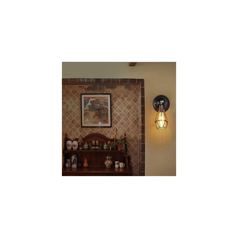 Voller Persönlichkeit Elegantes Aussehen Amerikanische Retro Käfigwand