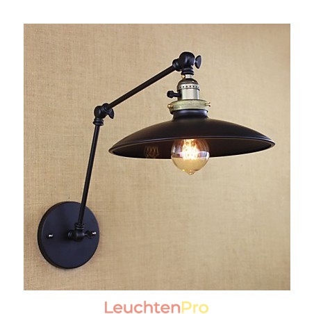 Amerikanische minimalistische Industrie-Wandleuchte aus Eisen mit langem Arm und Schalter Amerikanische minimalistische Industrie-Wandleuchte aus Eisen mit langem Arm und Schalter