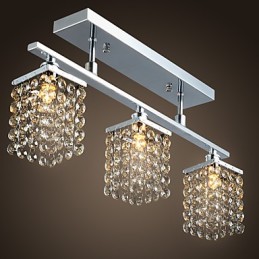Linearer Kronleuchter Island Light Crysal 3 Lichter