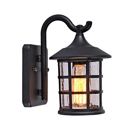 Antike rustikale Eisen wasserdichte Außenwandlampe Vintage Laternenlicht Rostig Mattschwarz Korridor Flur Wandleuchte Antike rustikale Eisen wasserdichte Außenwandlampe Vintage Laternenlicht Rostig Mattschwarz Korridor Flur Wandleuchte