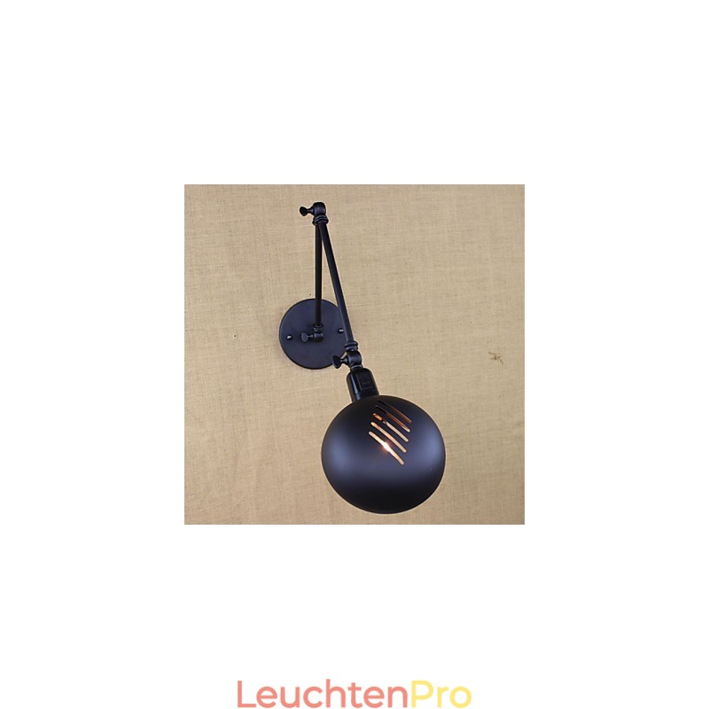 Es gibt den langen Arm des Doppelschalters Minimalist Europe Personalisierte Retro-Mode-Stil Beleuchtung Eisenwand