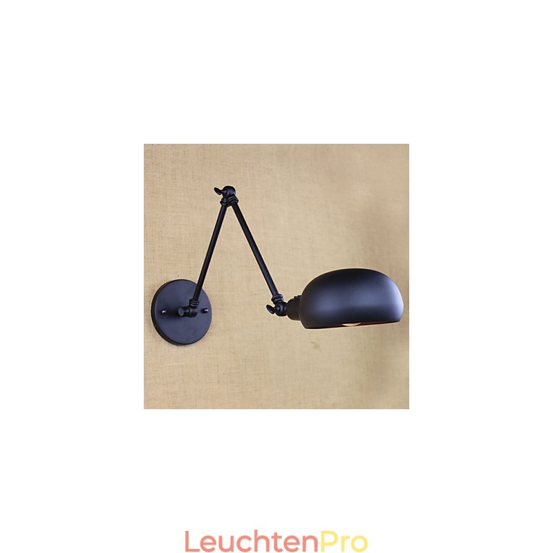 Es gibt den langen Arm des Doppelschalters Minimalist Europe Personalisierte Retro-Mode-Stil Beleuchtung Eisenwand