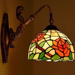 Europäische vertraglich ländliche kreative Schmiedeeisen Wandleuchte Lichter