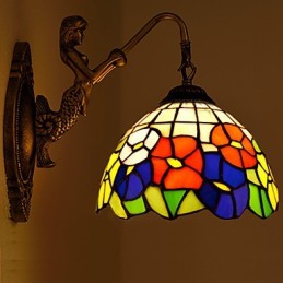 Europäische vertraglich ländliche kreative Schmiedeeisen Wandleuchte Lichter