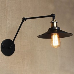 Kreativer nostalgischer Retro-Langarm der industriellen Art, faltbare, einziehbare Wand