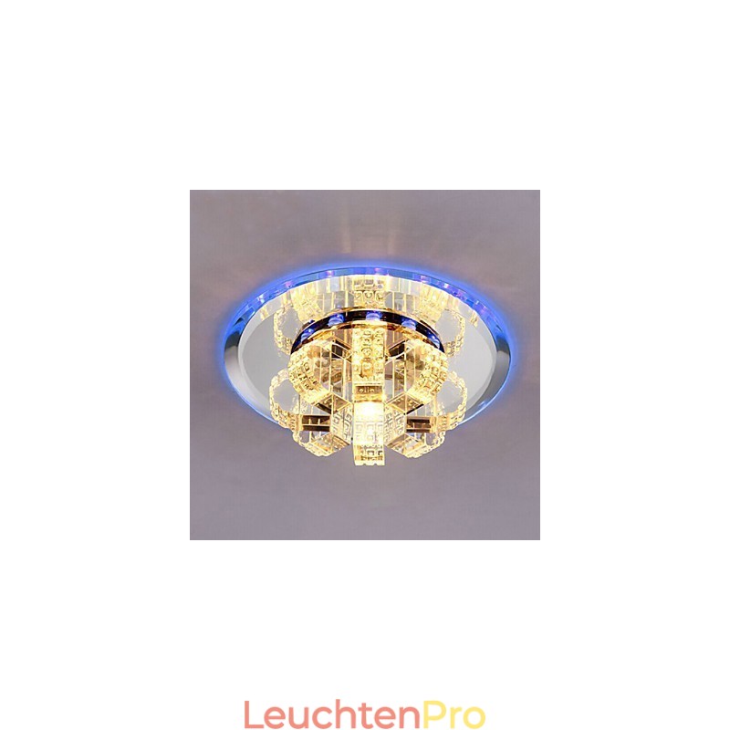 Kristall Deckenleuchte Spotlight SMD 3W Kreative Lampe Absorbieren Kuppel Licht