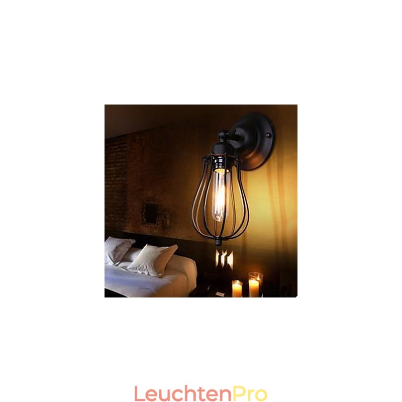 Industrielle Retro-Wandleuchte Innenkorridor Single Head Grapefruit Wandleuchte