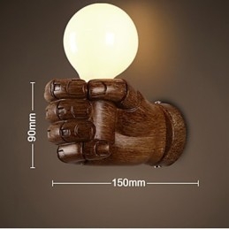Europäische Wand Rechte Hand Kreative Retro Faust Wandleuchte Lichter