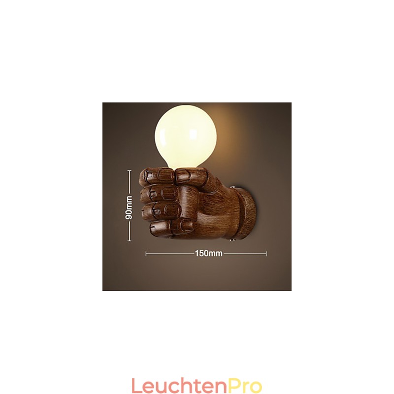 Europäische Wand Rechte Hand Kreative Retro Faust Wandleuchte Lichter