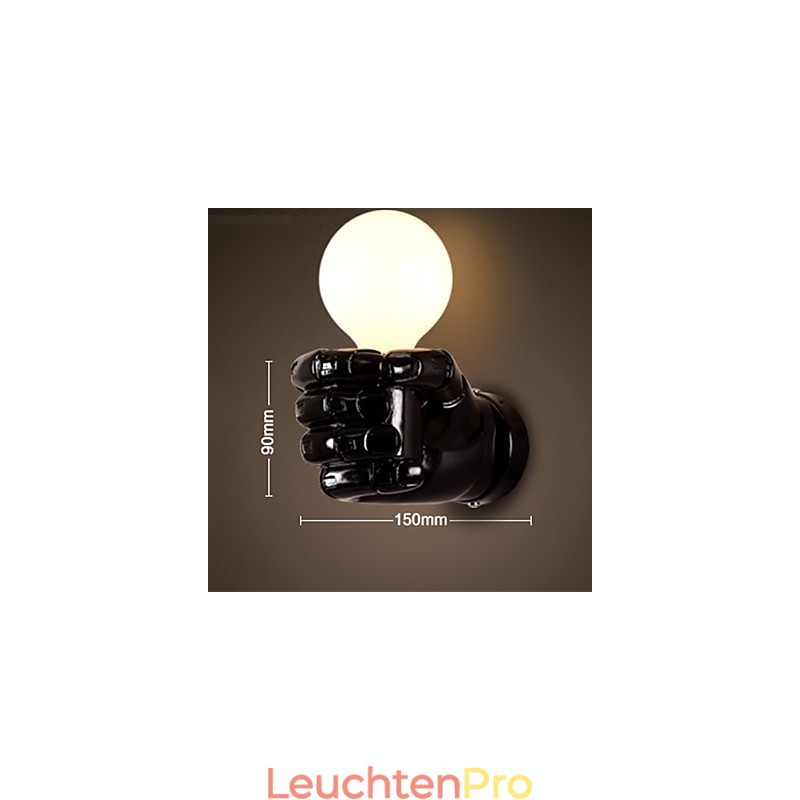 Europäische Wand Rechte Hand Kreative Retro Faust Wandleuchte Lichter