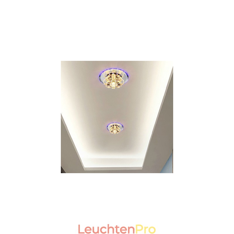 Kristall Deckenleuchte Spotlight SMD 3W Kreative Lampe Absorbieren Kuppel Licht