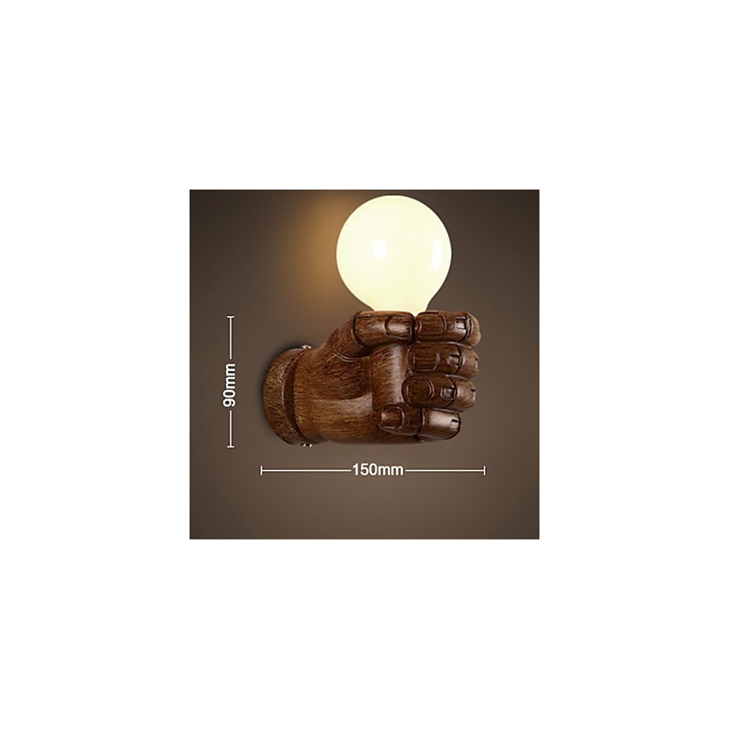 Europäische Wand Kreative Retro Faust Wandleuchte Lichter
