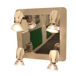 Moderne Chrom Wandleuchten Badezimmerleuchten mit 4 Lichtern