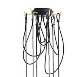 Deckenleuchte Country Gold aus Metall