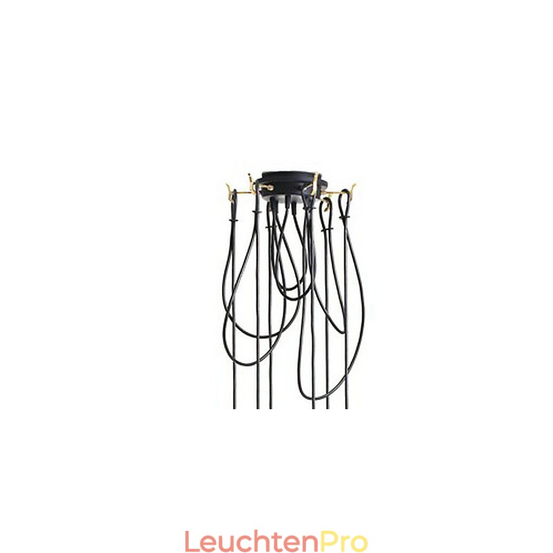 Deckenleuchte Country Gold aus Metall