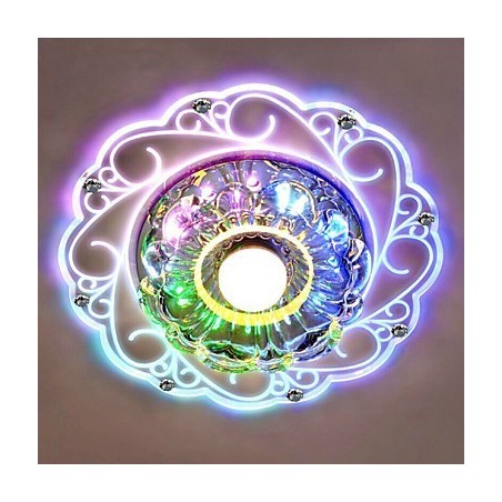 Kristall Deckenleuchte Spotlight SMD 3W Kreative Lampe Leuchtstoffröhre Bunte Farbe Dome Licht Kristall Deckenleuchte Spotlight SMD 3W Kreative Lampe Leuchtstoffröhre Bunte Farbe Dome Licht