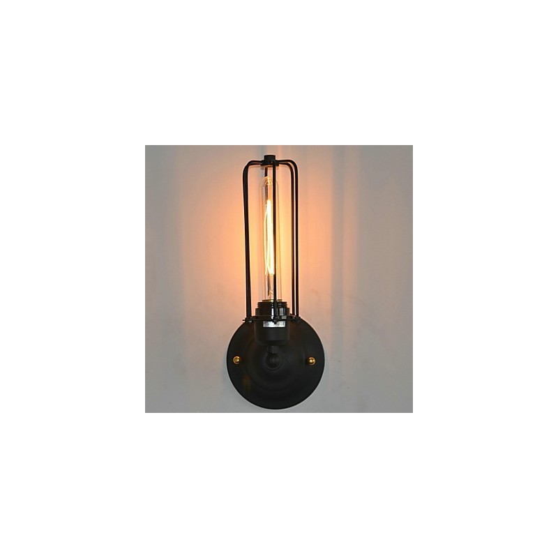 Amerikanische Vintage-Wandlampe aus Eisen