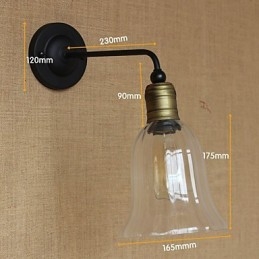 Mittelmeer Amerikanischen Landhausstil Retro Kreative Industrie Transparente Glastür Cafe Bar Wand