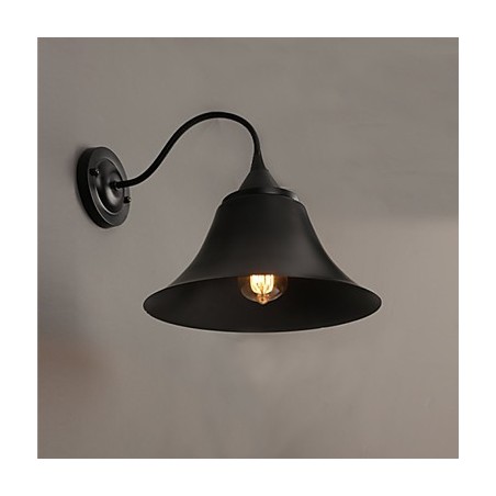 Designer Duds Loft Stil Antike Schwarze Eisenkappe Wandlampe Designer Duds Loft Stil Antike Schwarze Eisenkappe Wandlampe