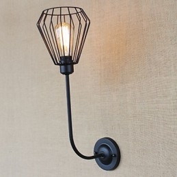 Amerikanischen Land Kreative Eisen Ellenbogen Antike Einzel Kopf Lampe Nachttisch
