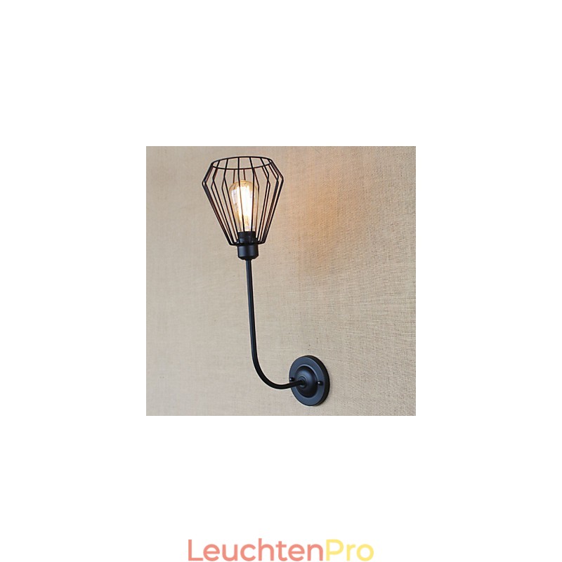 Amerikanischen Land Kreative Eisen Ellenbogen Antike Einzel Kopf Lampe Nachttisch