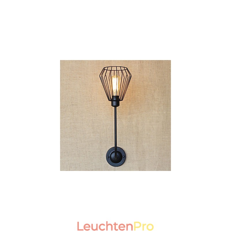 Amerikanischen Land Kreative Eisen Ellenbogen Antike Einzel Kopf Lampe Nachttisch