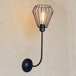 Amerikanischen Land Kreative Eisen Ellenbogen Antike Einzel Kopf Lampe Nachttisch