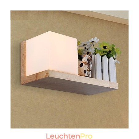 Wandleuchte One Light und Glas Wandleuchte One Light und Glas
