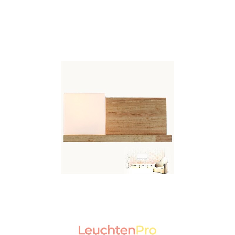Wandleuchte One Light und Glas