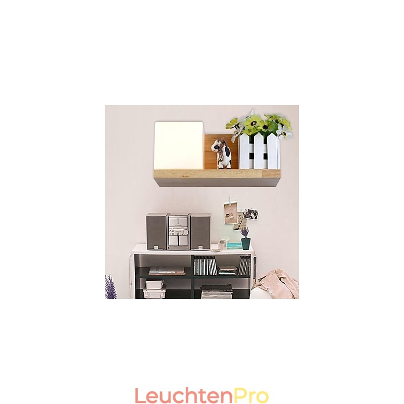 Wandleuchte One Light und Glas