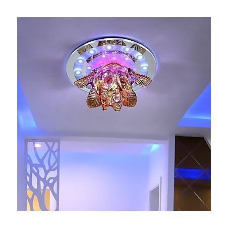Kreisförmige Kristallidee Deckenleuchte Röhrenlicht zur Absorption von Kuppellampenlicht Kreisförmige Kristallidee Deckenleuchte Röhrenlicht zur Absorption von Kuppellampenlicht