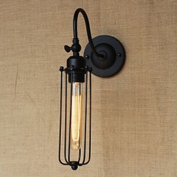 Kunst Minimalistische Matte Schwarz Amerikanischen Land Wohnzimmer Lampe Schlafzimmer Balkon Wand Lampe Nachttisch Lampe