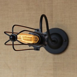 Kunst Minimalistische Matte Schwarz Amerikanischen Land Wohnzimmer Lampe Schlafzimmer Balkon Wand Lampe Nachttisch Lampe