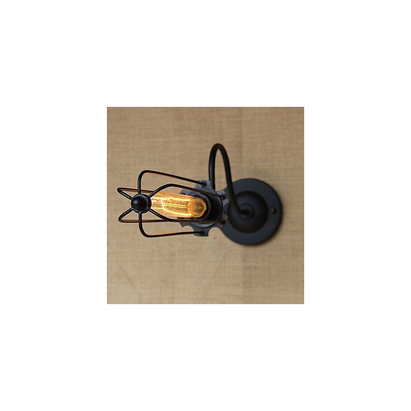 Kunst Minimalistische Matte Schwarz Amerikanischen Land Wohnzimmer Lampe Schlafzimmer Balkon Wand Lampe Nachttisch Lampe