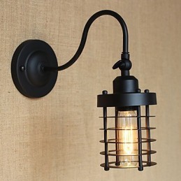 Minimalistische Wanddekoration im amerikanischen Landhausstil, mattschwarz