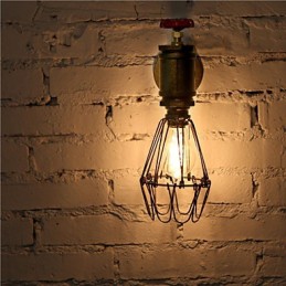 Vintage Industrielle Wasserrohr Wand Lampen Loft Edison Licht für Bar Restaurant Wand Leuchten Beleuchtung