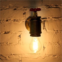 Vintage Industrielle Wasserrohr Wand Lampen Loft Edison Licht für Bar Restaurant Wand Leuchten Beleuchtung