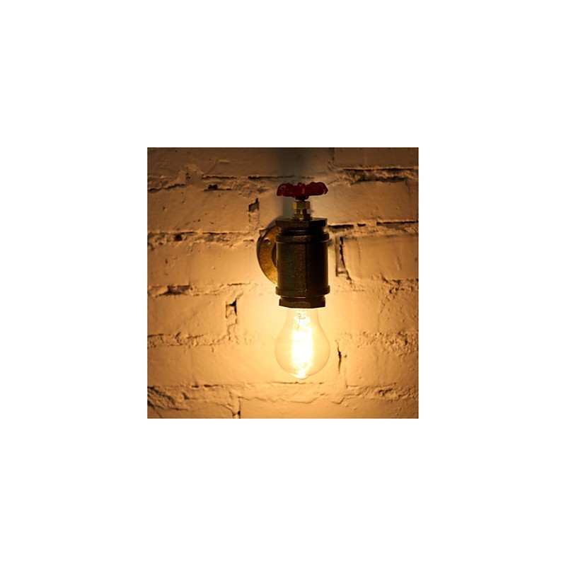 Vintage Industrielle Wasserrohr Wand Lampen Loft Edison Licht für Bar Restaurant Wand Leuchten Beleuchtung