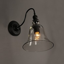 Kreative Garten Licht Kristall Wand Lampe Glocke Wiederherstellung Alte Weisen Licht