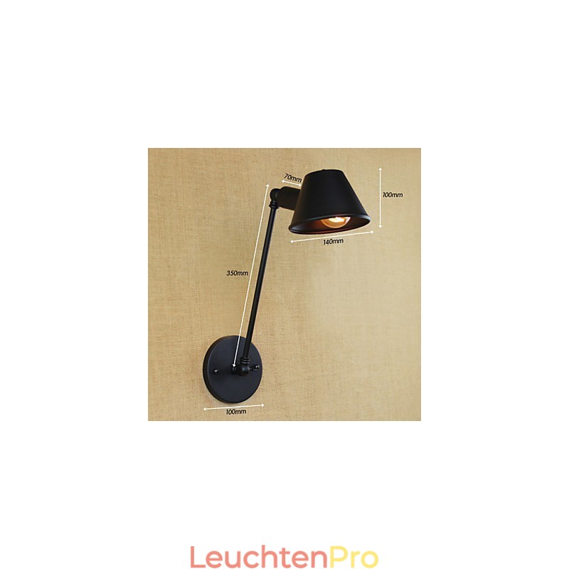 Retro einfache Wandleuchte aus Eisen