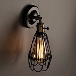 American Country Loft Wiederherstellung alter Wege Wandleuchte Schmiedeeisen Wandleuchte Licht