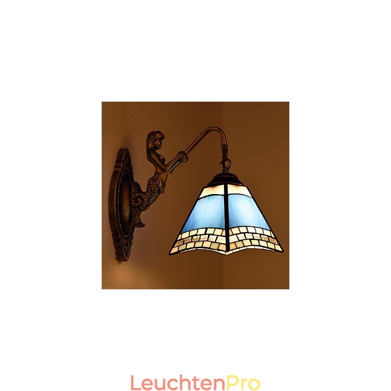 Europäische Mittelmeer Vertraglich Ländlichen Kreative Schmiedeeisen Wand Lampe Glas Lichter